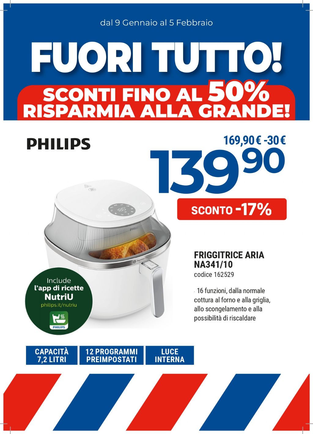 FRIGGITRICE AD ARIA PHILIPS NA341/10